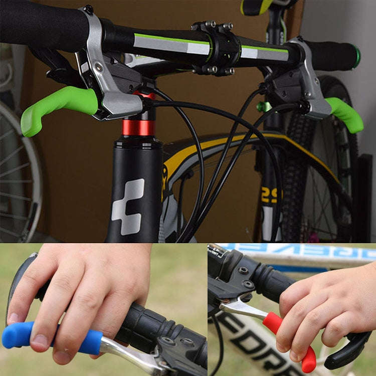 1Pair Universal Type Bicycle Brake Silicone Protection Covers(Yellow)
