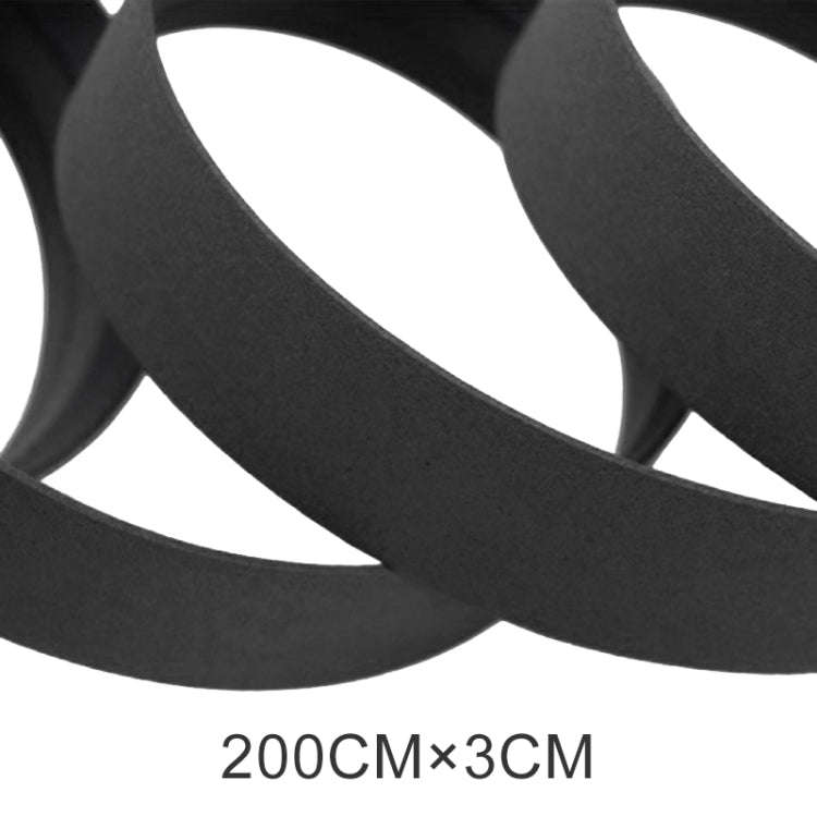 1 Pair Cycling Road Bike Sports Bicycle Cork Handlebar Tape Wrap + 2 Bar Plug(Black)