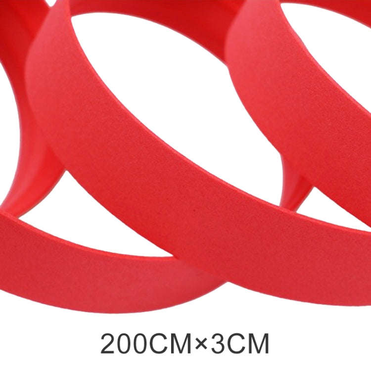 1 Pair Cycling Road Bike Sports Bicycle Cork Handlebar Tape Wrap + 2 Bar Plug(Red)