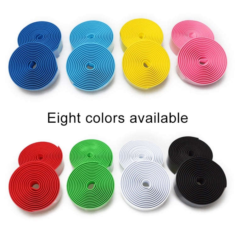 1 Pair Cycling Road Bike Sports Bicycle Cork Handlebar Tape Wrap + 2 Bar Plug(Red)