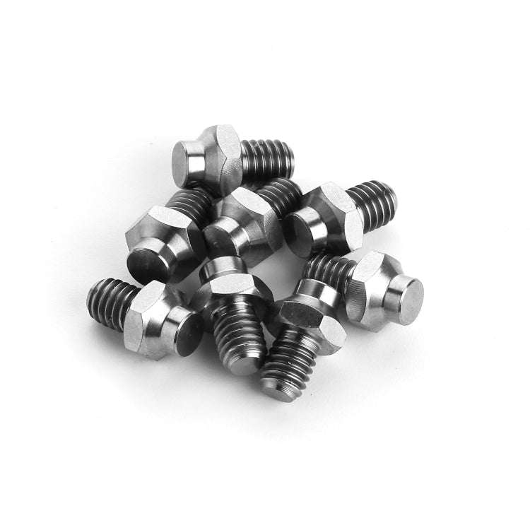 8 PCS/Set Titanium Alloy Bicycle Pedal Anti-slip Screw M4(Titanium Color)