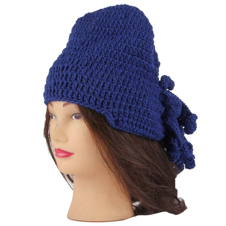 Amurleopard Unisex Barbarian Knit Beanie Octopus Tentacle Cap Winter Warm Face Mask Crochet Hat(D...