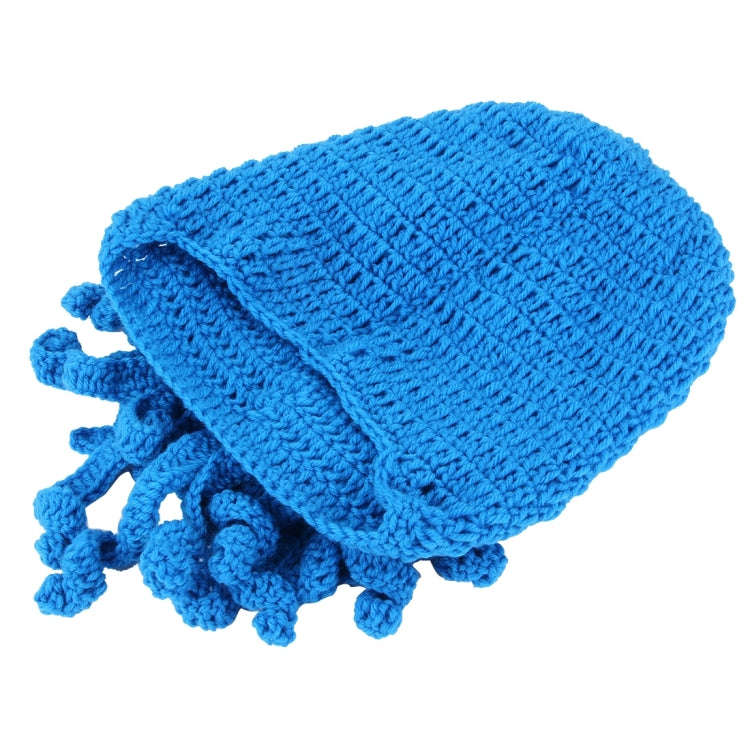 Amurleopard Unisex Barbarian Knit Beanie Octopus Tentacle Cap Winter Warm Face Mask Crochet Hat(B...