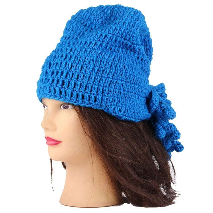 Amurleopard Unisex Barbarian Knit Beanie Octopus Tentacle Cap Winter Warm Face Mask Crochet Hat(B...