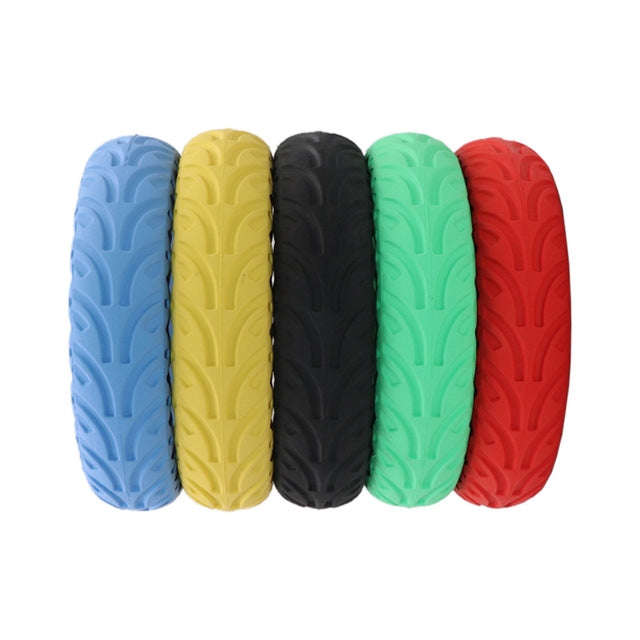 8.5 inch Electric Scooter Wear-resistant Shock-absorbing Decorative Pattern Tire Honeycomb Solid ...