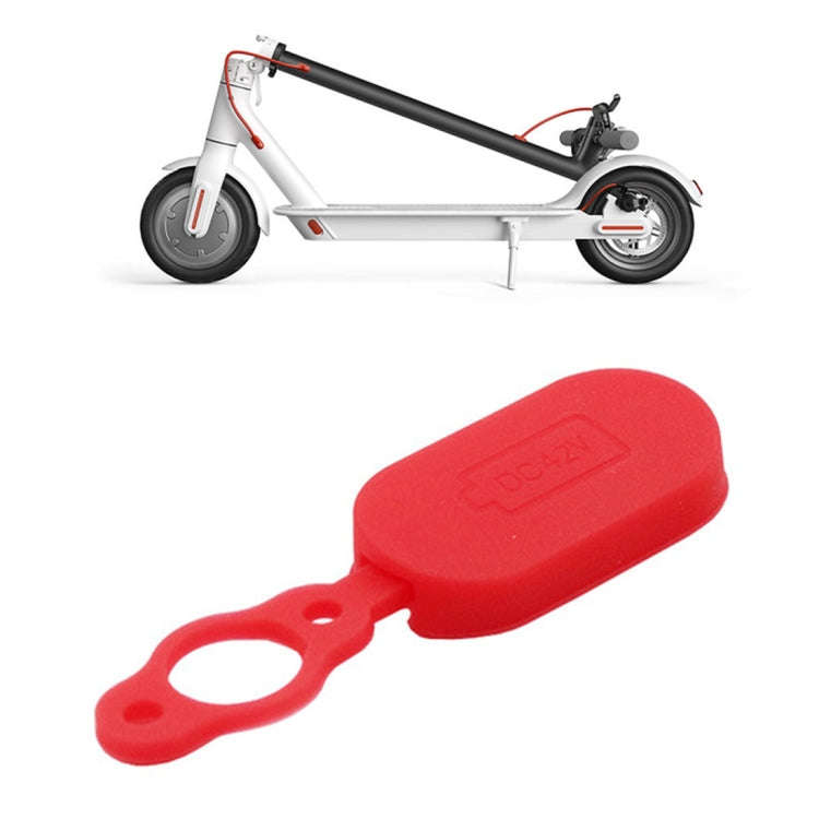4 PCS Silicone Charging Port Waterproof Cover Dust-proof Plug Electric Scooter Accessories for Xi...