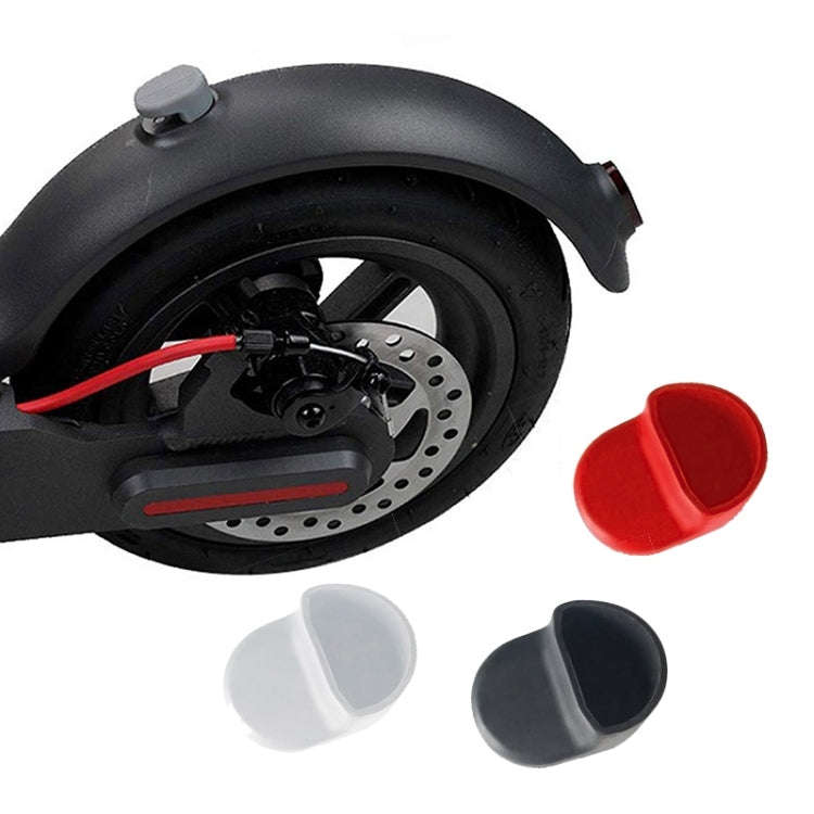 Electric Scooter Accessories Rear Fender Hook Silicone Cover for Xiaomi Mijia M365(Red)