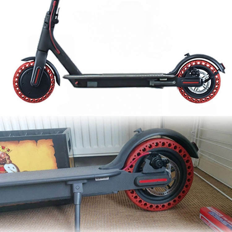 8.5 inch Electric Scooter Wear-resistant Shock-absorbing Decorative Pattern Tire Honeycomb Solid ...