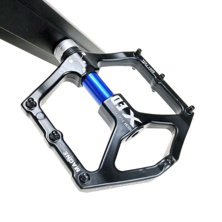 SHANMASHI 1031 Magnesium Alloy Pedal Non-slip Comfortable Bicycle Folding Pedal(Orange)