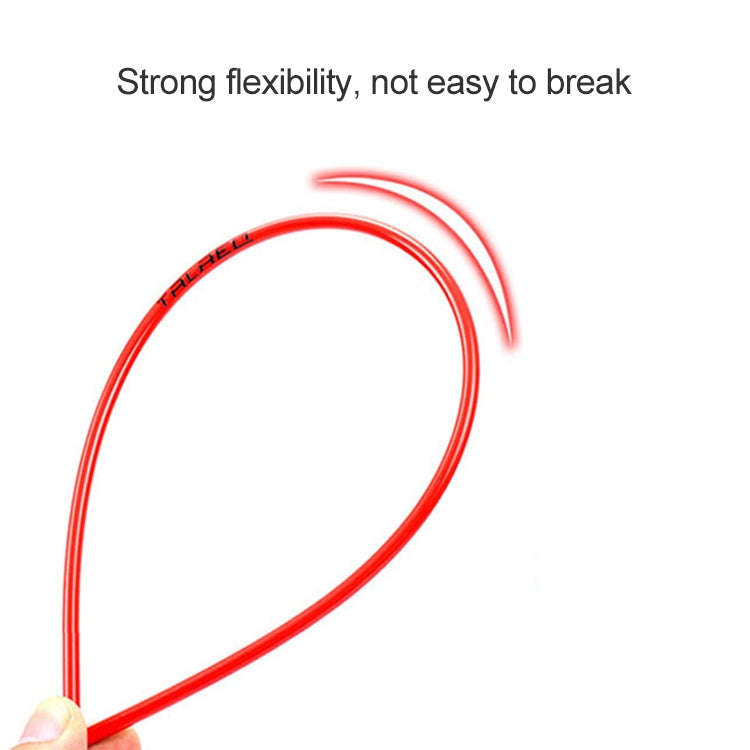 7 in 1 Universal PVC Bicycle Variable Speed Cable Tube Set(Red)