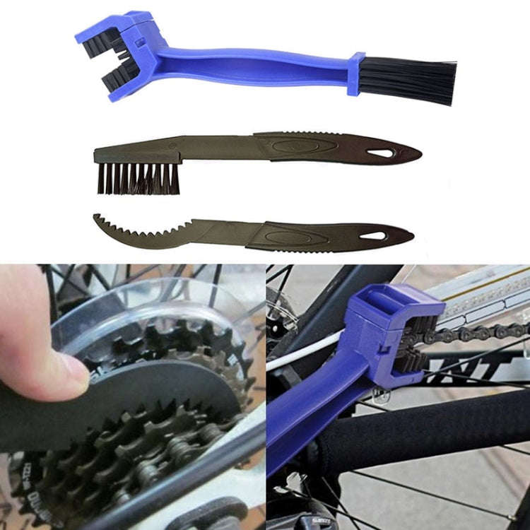 2 Set Bicycle Chain Cleaning Brush Flywheel Cleaning Tools Crankset Brush Cleaning Chain Wheel Se...