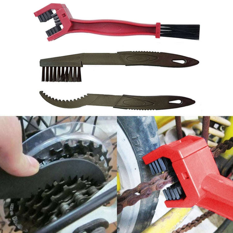 2 Set Bicycle Chain Cleaning Brush Flywheel Cleaning Tools Crankset Brush Cleaning Chain Wheel Se...