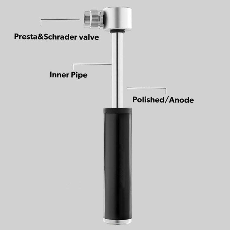 Manual Mini Portable Bicycle Aluminum Alloy Pump+ Glue-free Tire Patch + Fish-shaped Tire Lever (...