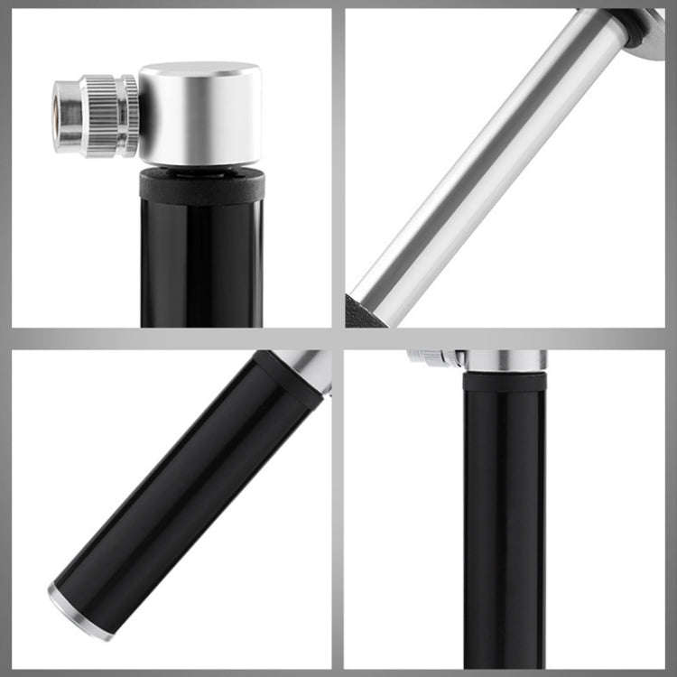 Manual Mini Portable Bicycle Aluminum Alloy Pump+ Glue-free Tire Patch + Fish-shaped Tire Lever (...