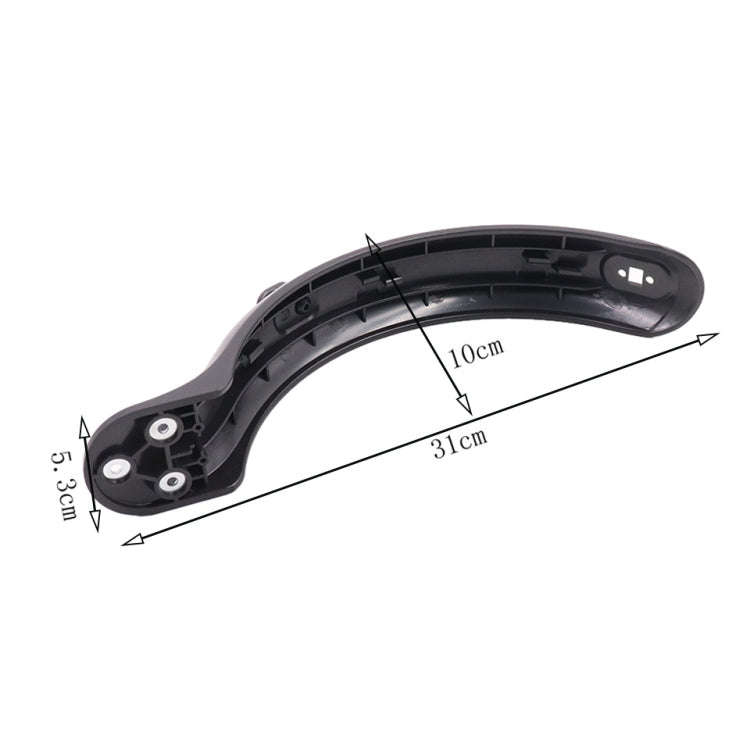 For Xiaomi Mijia M365 Electric Scooter Accessories Rear Wheel Fender with Hook(White)