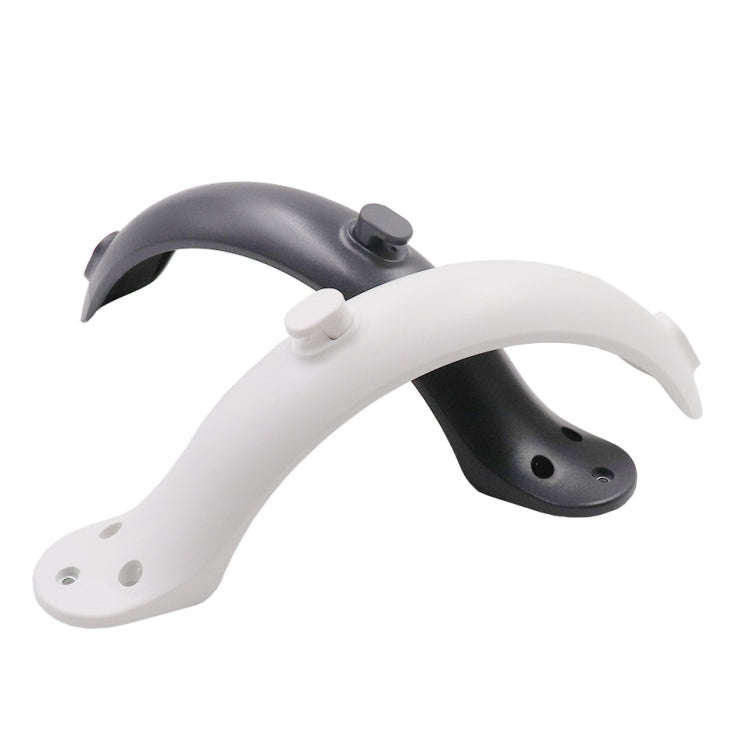 For Xiaomi Mijia M365 Electric Scooter Accessories Rear Wheel Fender with Hook(White)