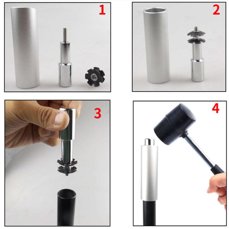 BIKERSAY BT042 Bicycle Fork Star Nut Installation Tool Bowl Set Toothless Bike Sunflower Installa...