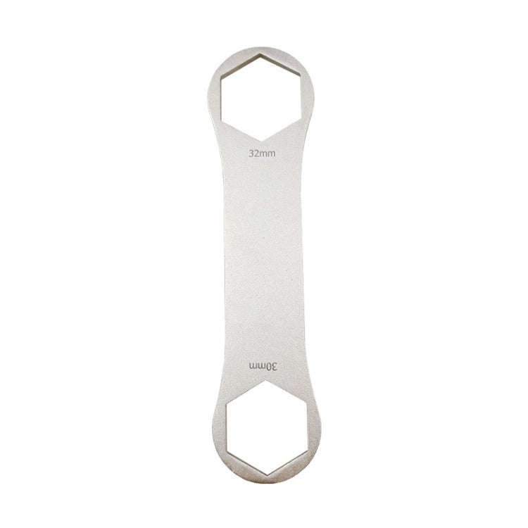 BIKERSAY BT050D Multifunctional Stainless Steel Bicycle Fork Wrench Double Head Spanner