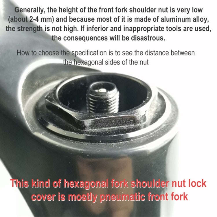 BIKERSAY BT050C Multifunctional Stainless Steel Bicycle Fork Wrench Double Head Spanner