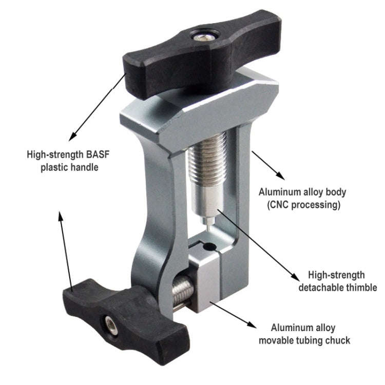 BIKERSAY BT043 Bicycle Oil Needle Insertion Tool Set (Silver Grey)