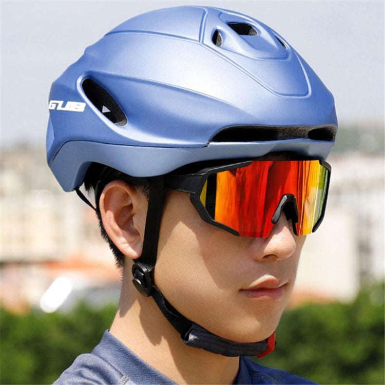 GUB Elite Unisex Adjustable Bicycle Riding Helmet, Size: L(Navy Blue)