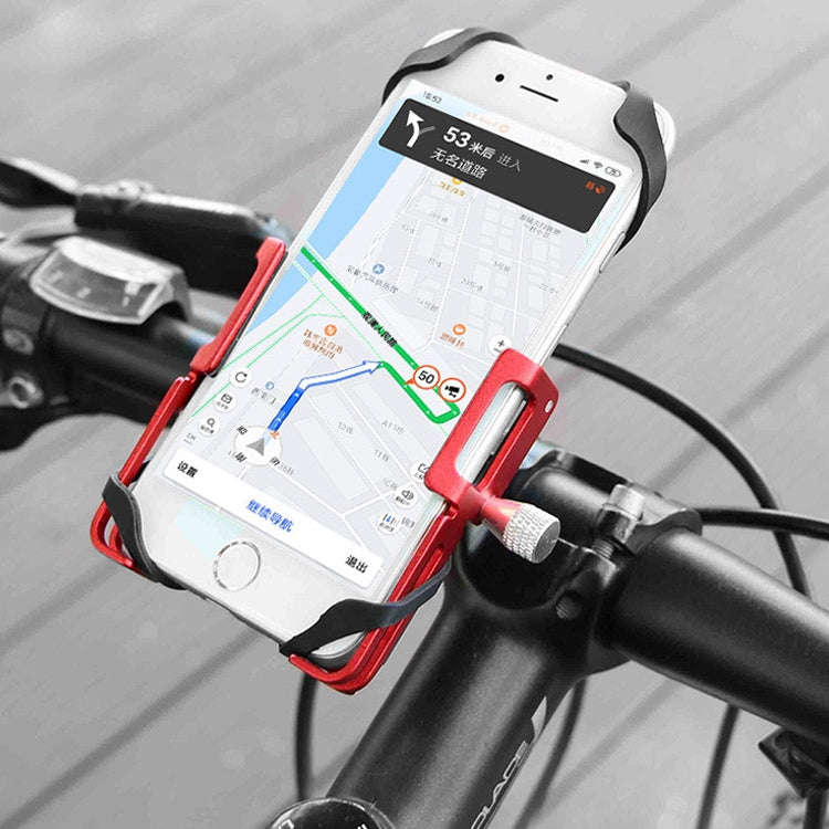 GUB P10 Aluminum Bike Phone Holder(Titanium Color)