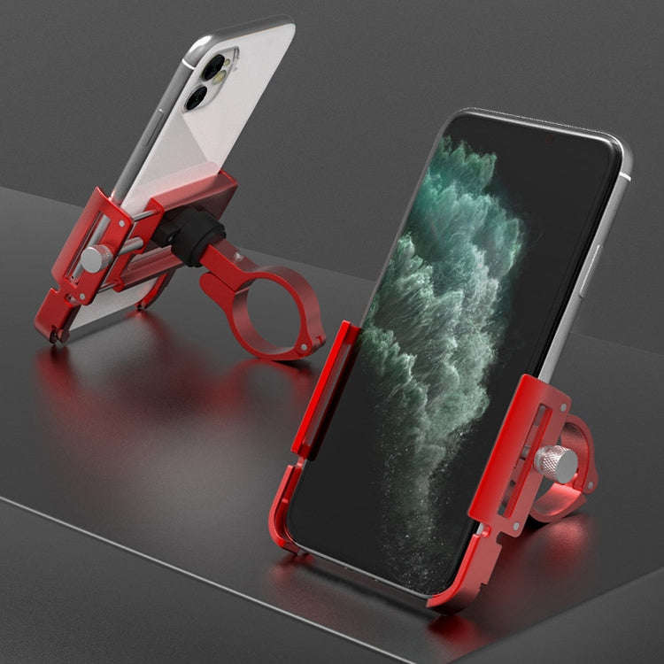 GUB P30 Aluminum Bike Phone Holder(Red)