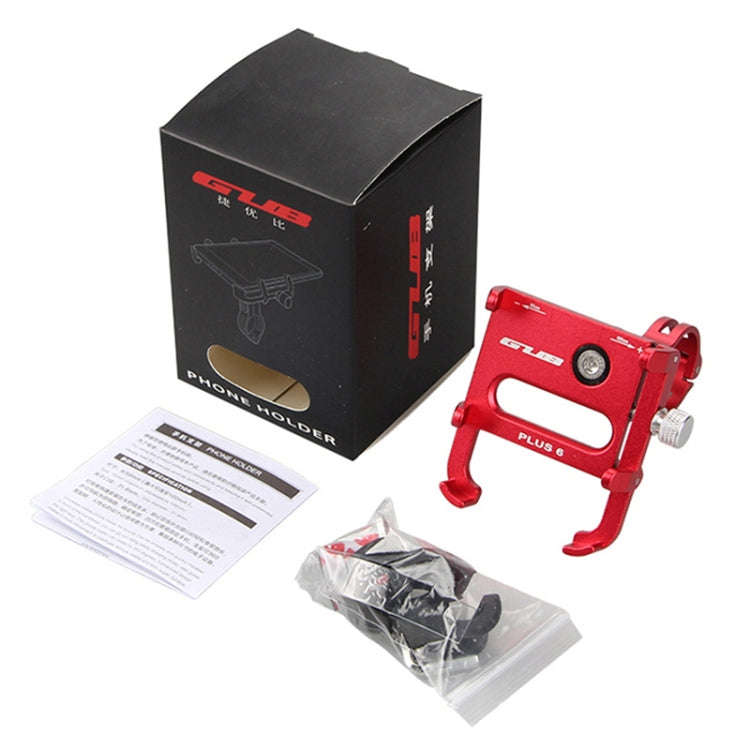 GUB Plus 6 Aluminum Alloy MTB Bike Bicycle Phone Holder(Titanium Color)