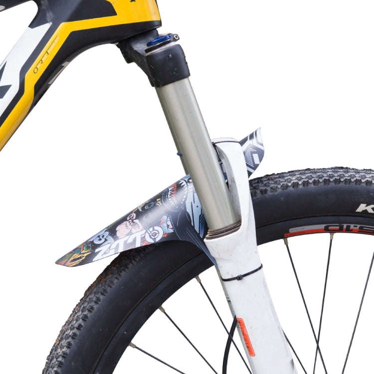 2 PCS ZTTO Bicycle Fenders Mountain Road Bike Mudguards, Long Style