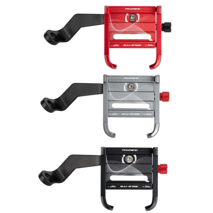 PROMEND SJJ-275E Bicycle Aluminum Alloy Phone Holder for Handlebar (Black)