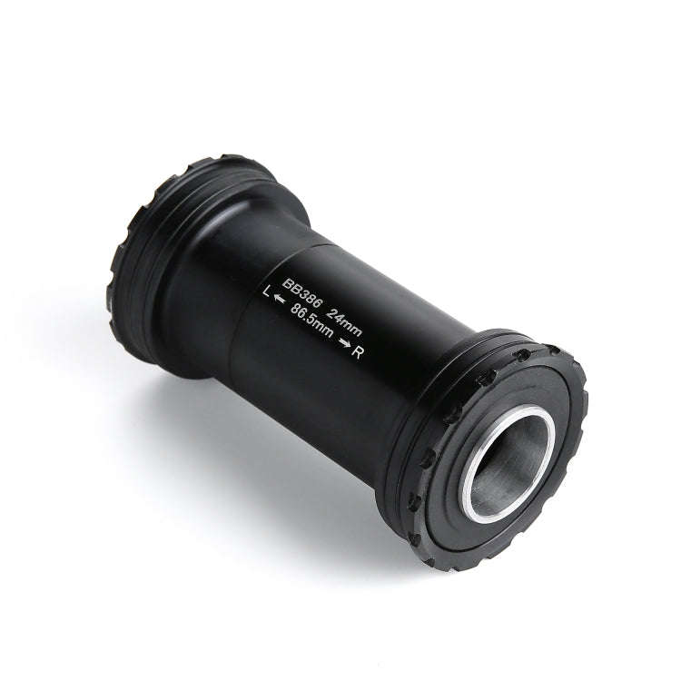 BB386 Press Fit Style EVO Bottom Bracket Fits 86.5mm for SHIMANO / SRAM / FSA Mountain Bike (Black)