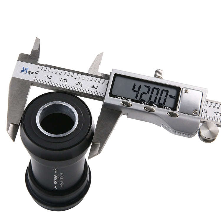BB30 Press Fit Style Bottom Bracket Fits 68-73mm for SHIMANO, Prowheel, SRAM GXP Mountain Bike(Bl...