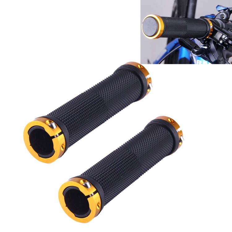 OQSPORT 2 PCS Bike Hand Grips Bilateral Lock Straight Barrel MTB Bicycle Anti-slip Handlebar Grip...
