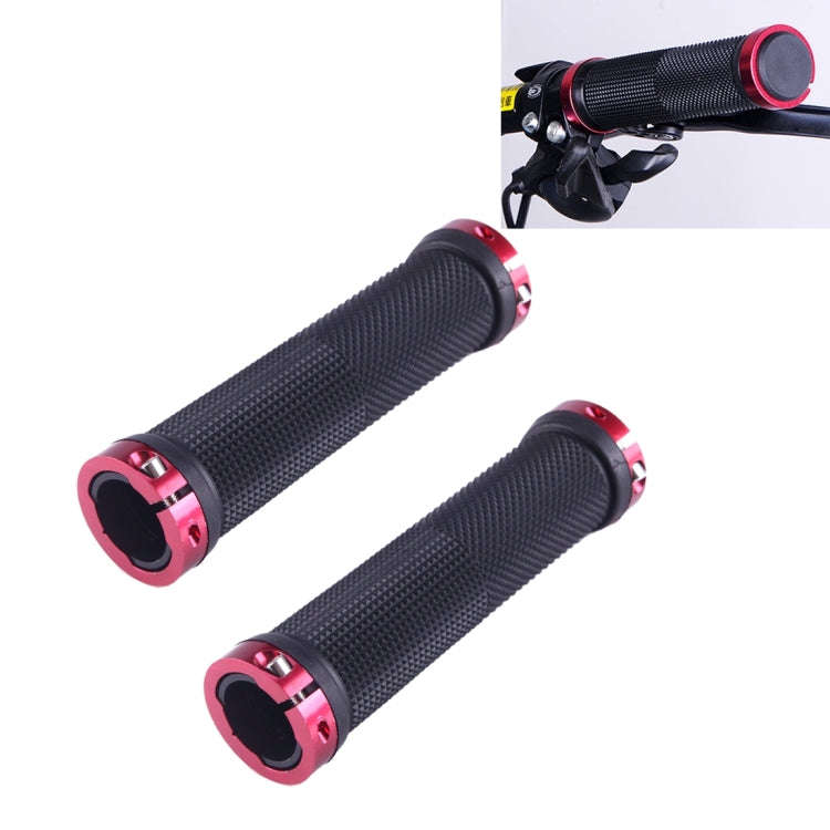 OQSPORT 2 PCS Bike Hand Grips Bilateral Lock Straight Barrel MTB Bicycle Anti-slip Handlebar Grip...
