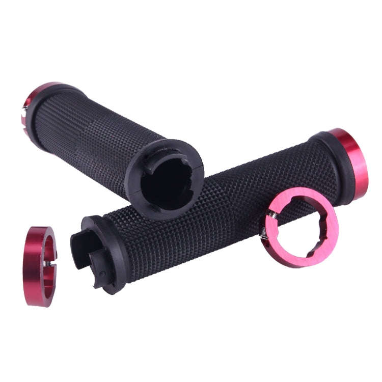 OQSPORT 2 PCS Bike Hand Grips Bilateral Lock Straight Barrel MTB Bicycle Anti-slip Handlebar Grip...