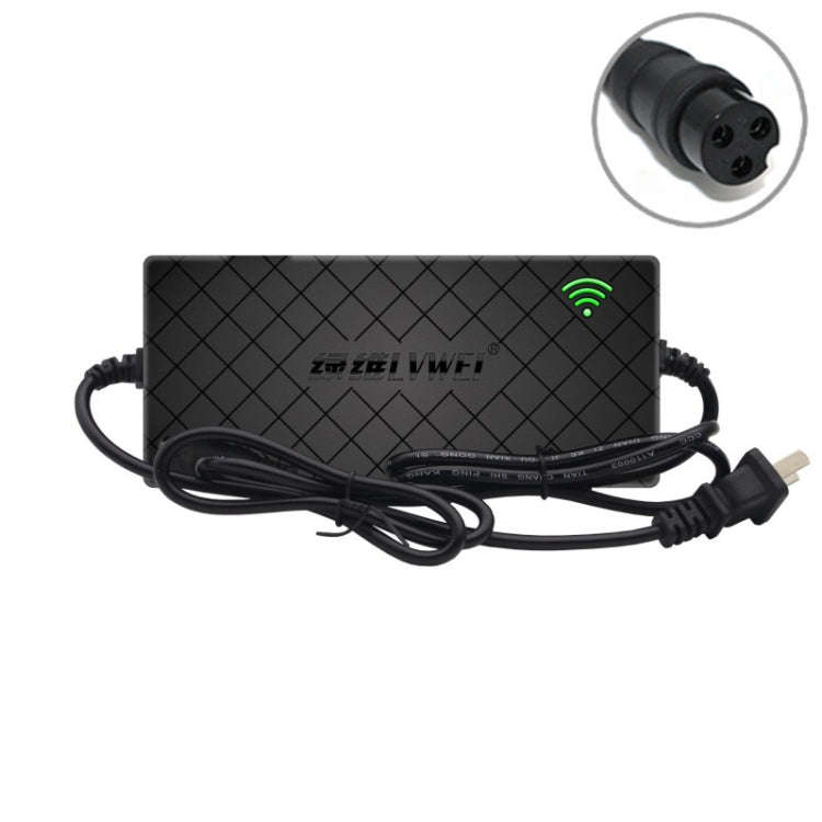 LVWEI LV72-3 AC 110-220V Aviation Connector Electromobile Smart Lithium Battery Charger, CN Plug