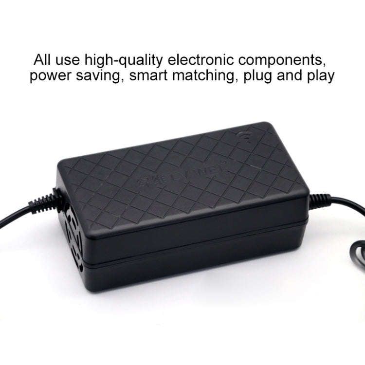 LVWEI LV72-3 AC 110-220V Aviation Connector Electromobile Smart Lithium Battery Charger, CN Plug