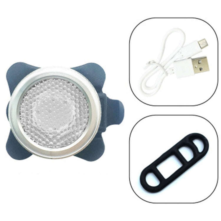 COB Lamp Bead 160LM USB Charging Four-speed Waterproof Bicycle Headlight / Taillight Set,  Red Bl...