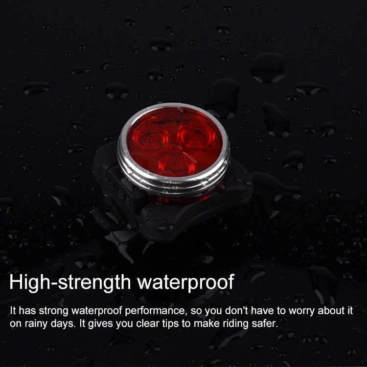 COB Lamp Bead 160LM USB Charging Four-speed Waterproof Bicycle Headlight / Taillight Set,  Red Bl...