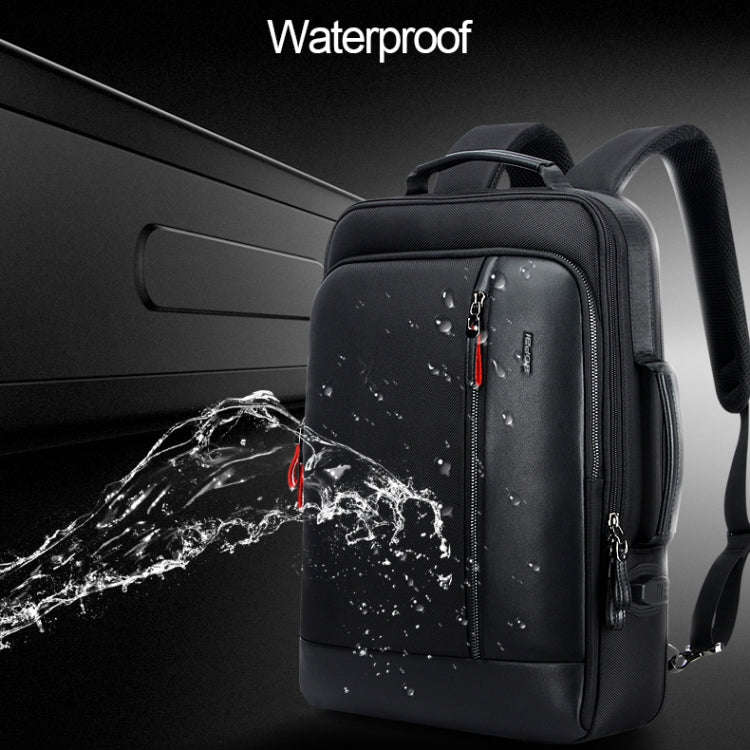 Bopai 751-006641 Large Capacity Business Fashion Breathable Laptop Backpack with External USB Int...