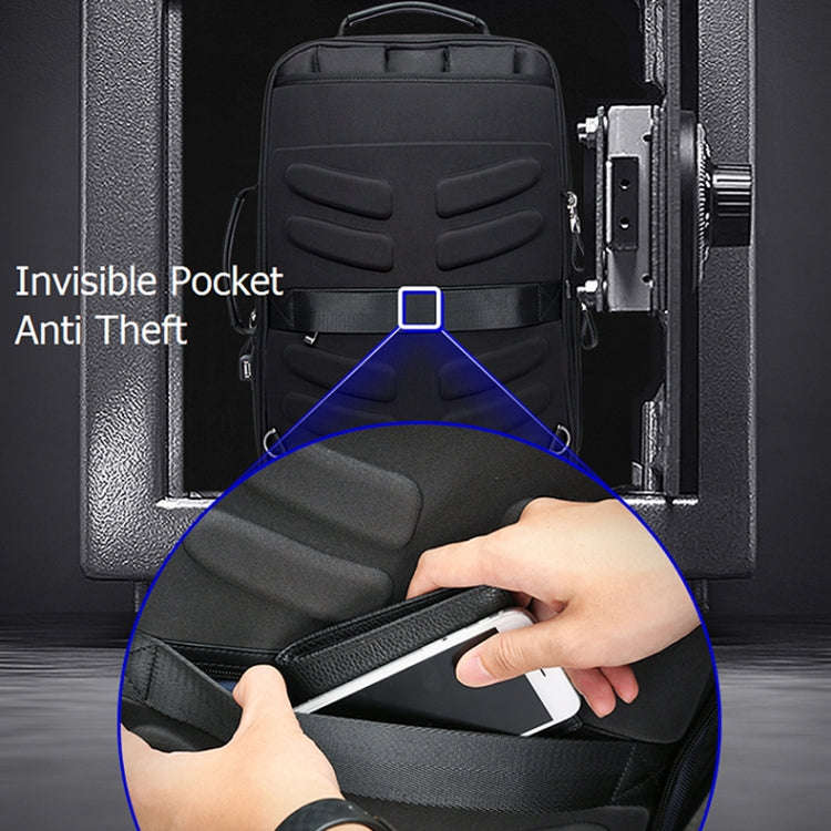 Bopai 751-006641 Large Capacity Business Fashion Breathable Laptop Backpack with External USB Int...