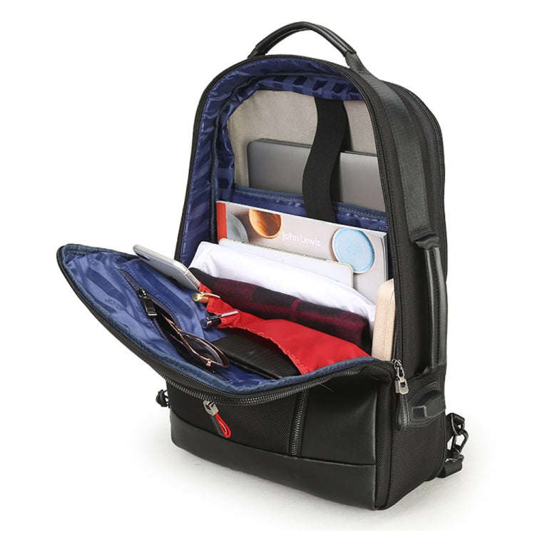 Bopai 751-006641 Large Capacity Business Fashion Breathable Laptop Backpack with External USB Int...