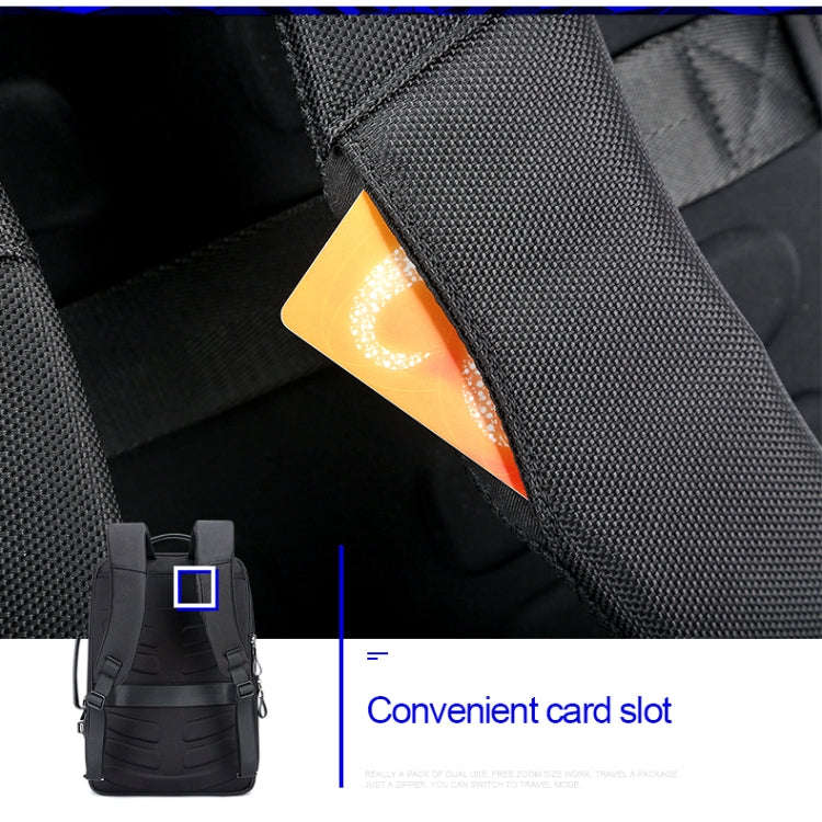 Bopai 751-006641 Large Capacity Business Fashion Breathable Laptop Backpack with External USB Int...