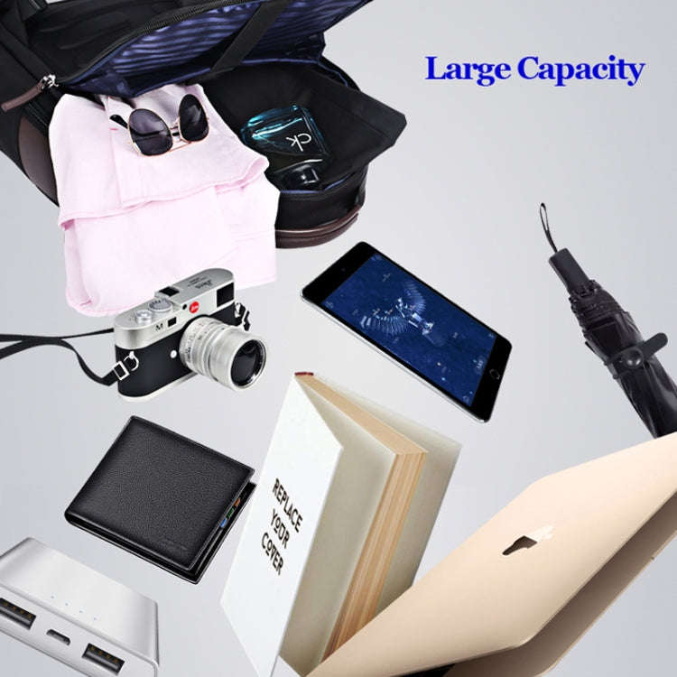 Bopai 751-007291 Business Anti-theft Waterproof Large Capacity Double Shoulder Bag,with USB Charg...