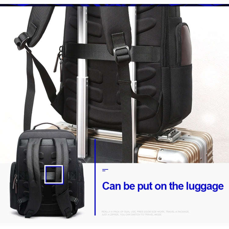 Bopai 751-007291 Business Anti-theft Waterproof Large Capacity Double Shoulder Bag,with USB Charg...
