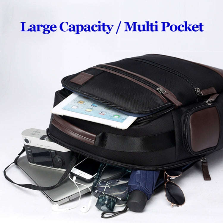 Bopai 751-007291 Business Anti-theft Waterproof Large Capacity Double Shoulder Bag,with USB Charg...