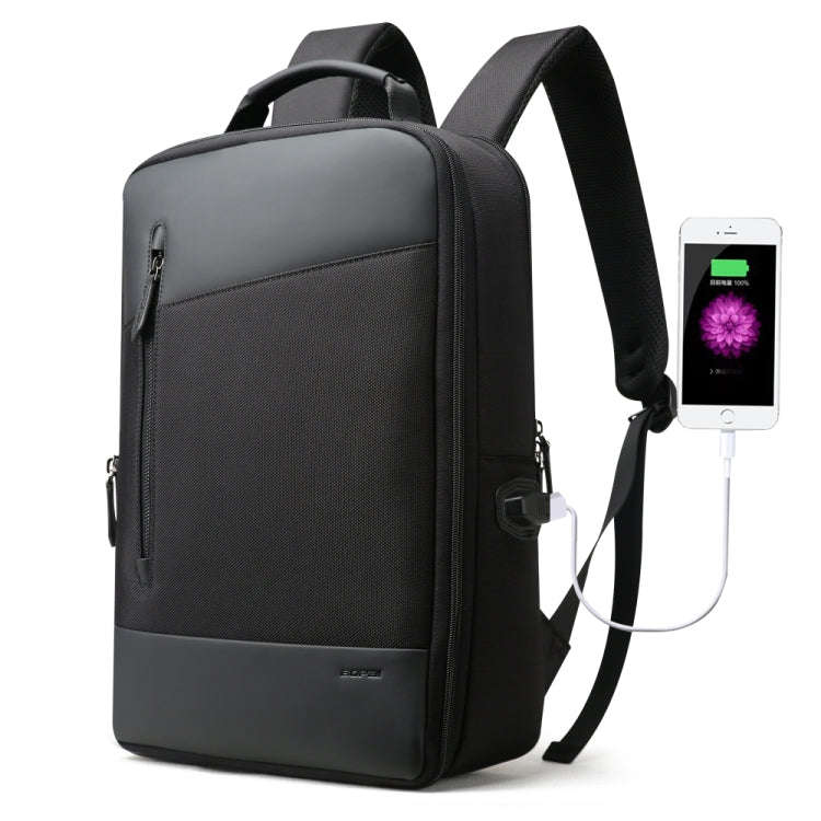 Bopai 851-009911 Business Anti-theft Waterproof Large Capacity Double Shoulder Bag,with USB Charg...