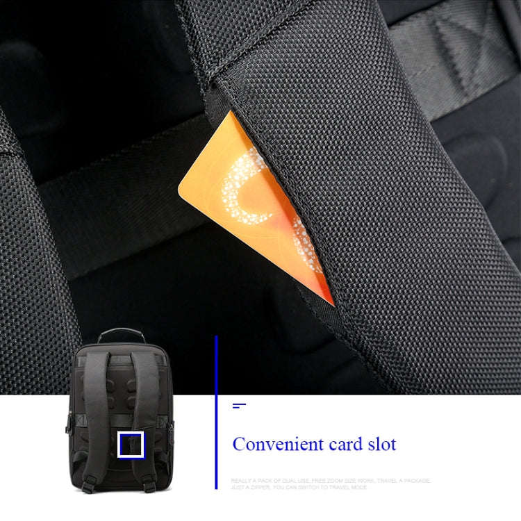 Bopai 851-009911 Business Anti-theft Waterproof Large Capacity Double Shoulder Bag,with USB Charg...