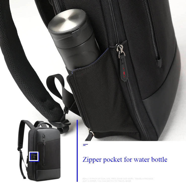 Bopai 851-009911 Business Anti-theft Waterproof Large Capacity Double Shoulder Bag,with USB Charg...