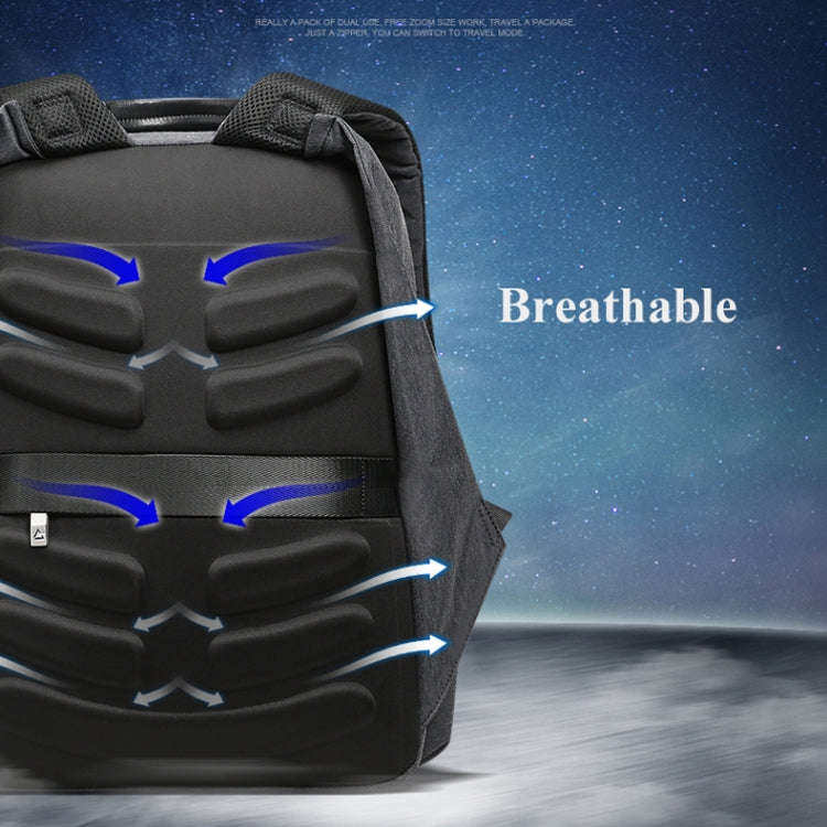 Bopai 851-010128 Business Anti-theft Waterproof Large Capacity Double Shoulder Bag,with USB Charg...
